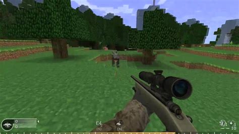 Minecraft Shooting Games .